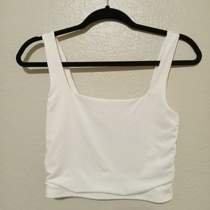 White Size Small Cropped Tanktop